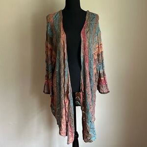 Loose knit cardigan